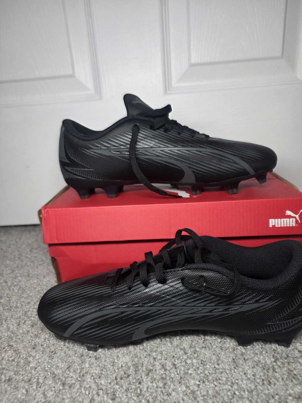 PUMA Ultra Play FG/AG Soccer Cleats Juniors US Size 6 Multi Lace Up 107775-02